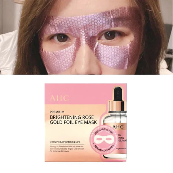 AHC Premium Brightening Rose Gold Foil Eye Mask